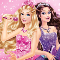 Барбі: Принцеса і поп-зірка розмальовки
