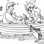 Аріель і Ерік в човні