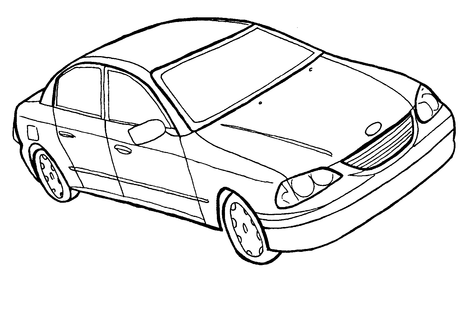 розмальовка Toyota Avensis